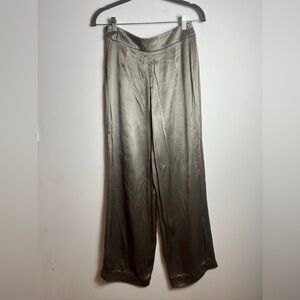 Giorgio Armani Silk Silver Pants 42 Italy